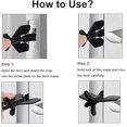 thumbnail image 6 of Travel Door Security Lock, Door Lock Gadget for Travel, Anterlock - Premium Door Lock, Butterfly Door Stopper, Adjustable Portable Door Stopper for Apartments, Hotels, Travelsafelock (2pcs-Mix), 6 of 8