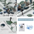thumbnail image 2 of Blueberry Spring Leaves Blackout Curtains for Bedroom, Farmhouse Botanical Branches Thermal Insulated Kitchen Drapes with Grommets, Light Blocking Window Treatment, 2 Panels 52" x 45", 2 of 7