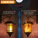 thumbnail image 5 of Faroles de pared Solar Flame Dynaming 12 LED impermeables, paquete de 2, 5 of 7