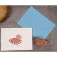 thumbnail image 5 of IBA Indianbeautifulart Textile Printing Block Duck Hand Carved Wooden Stamp Wood Block Printing Textile Stamps For Fabric/ Pottery Blocks- 3 Inch, 5 of 6