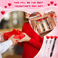 thumbnail image 3 of 24 Pcs Valentine'S Day Heart Shape Pens Bulk, Ballpoint Pens, 3 of 5