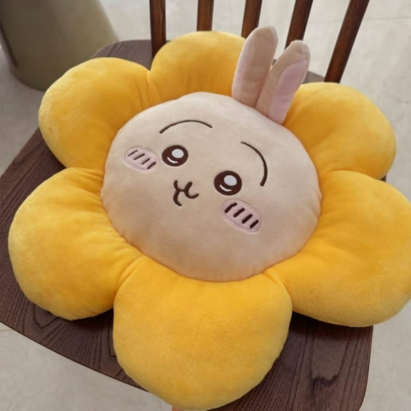 Kawaii Chiikawa Usagi Home Chair Cushion Thickened Cartoon Car Bay Window Cushion Holiday Gift