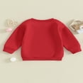 thumbnail image 4 of Hooded Sweatshirt for Baby Kids  with Long Sleeve Crew Neck and Letters Print, 4 of 9