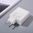 thumbnail image 3 of Cargador Huawei 65W 20V 3,25A Carga superrápida Adaptador USB C con enchufe UE/EE. UU. Cable PD de 1,8 m para computadora portátil Matebook 15 14 X Pro D14 D15, 3 of 5