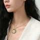 thumbnail image 4 of Collar Retro Hip Hop Año Colgante Frontera Europea y Cadena Suéter, 4 of 7