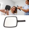 thumbnail image 1 of Handle Shaving Mirror, Ergonomic High Definition Handle Design ABS Frame Handheld Mirror  for Hairdressing, 1 of 8