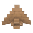 thumbnail image 5 of UOFFICE Foldable Shipping Boxes, Single Wall Standard, 16 x 12 x 10 in, 25 Count, 1 Pack, 5 of 7