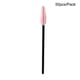 thumbnail image 3 of 50 piezas de cepillo de limpieza de pestañas, varitas de máscara de una sola vez, brochas de maquillaje, mano de obra, accesorios Pinceles de maquillaje y herramientas Pincel varilla negra rosa Minnieouse  CE011521-06, 3 of 5