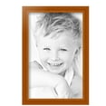 thumbnail image 2 of ArtToFrames 8" x 14" Honey Picture Frame, 8.5x14 inch Brown Wood Poster Frame (WOM-4093), 4 Pack, 2 of 6