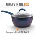 thumbnail image 7 of NutriChef Saucepan Pot with Lid - Non-Stick High-Qualified Kitchen Cookware, 1.7 Quart, 7 of 7