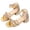 Gold, variant on 3-12Y Girls Dress Shoes Open Square Toe Heels Sandals Kids Sparkly Ankle Strap Wedding Party Flower Princess Pumps Silver
