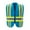 Blue, variant on International IC110RD RG Contrast Incident Command Vest, Red - Regular