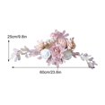 thumbnail image 2 of PENGXIANG Artificial Flower Swag with 2 clips for Wedding Welcome Sign Floral Decoration 23.6*9.8 Inch, 2 of 6