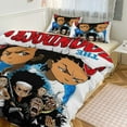 thumbnail image 6 of The Boondocks Printing Bedding Sets Decorative 3 Pieces Bedding Set(1 Duvet Cover Set 2 Pillow Shams) 86"x70", 6 of 8