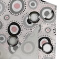 thumbnail image 5 of Ambesonne Geometric Grommet Curtain, Circlular Doodles, 50" x 63", Grey Pale Pink White, 5 of 6