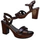 thumbnail image 4 of Huarache Cómoda Plataforma Moda Piel Cabra Tacon 9.0 cmR14 22-27 Café, 4 of 5