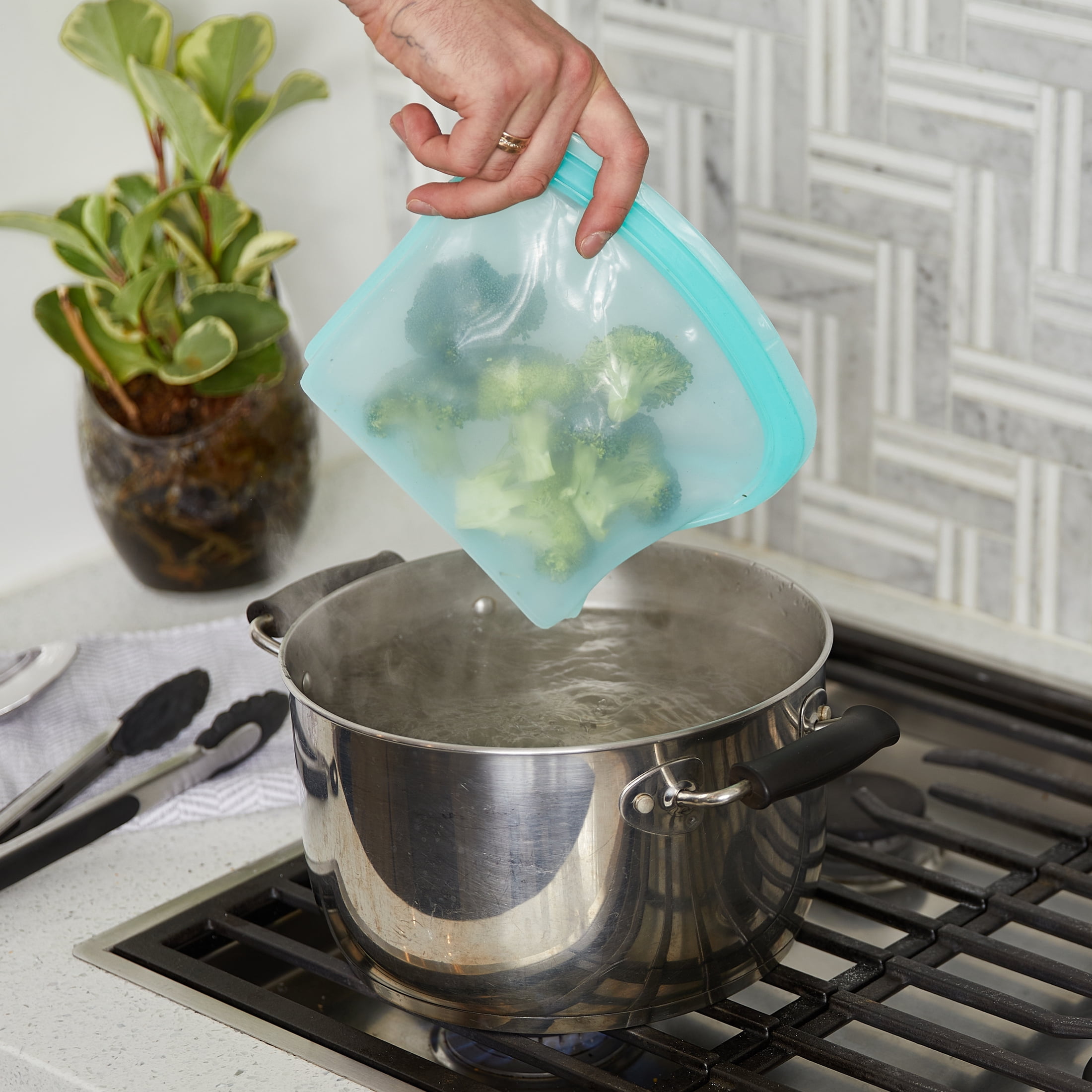Better Homes & Gardens Reusable Silicone Sandwich Food Storage Bag