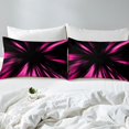 thumbnail image 3 of Erosebridal Gradient Geometric Comforter Cover Toddler, Abstract Striped Bedding Toddler Size, Adult Teens, Reversible 2-Piece（No Comforter）, 3 of 6