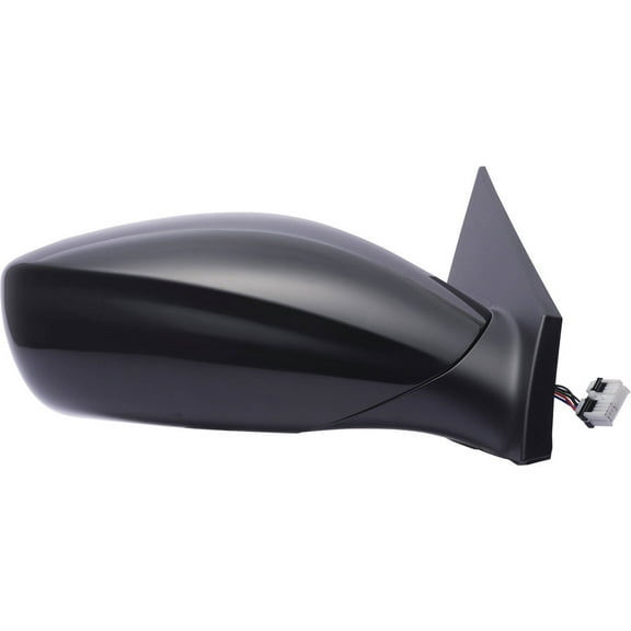 65525Y - Fit System Passenger Side Mirror for 11-14 Hyundai Sonata, black, PTM, foldaway, Power