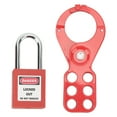 thumbnail image 3 of Lockout Tagout Kit, Industrial Equipment Safety Hasp Padlock Tag Keys, Durable Construction, High Security, Premium Material for Maintenance Work, 3 of 7