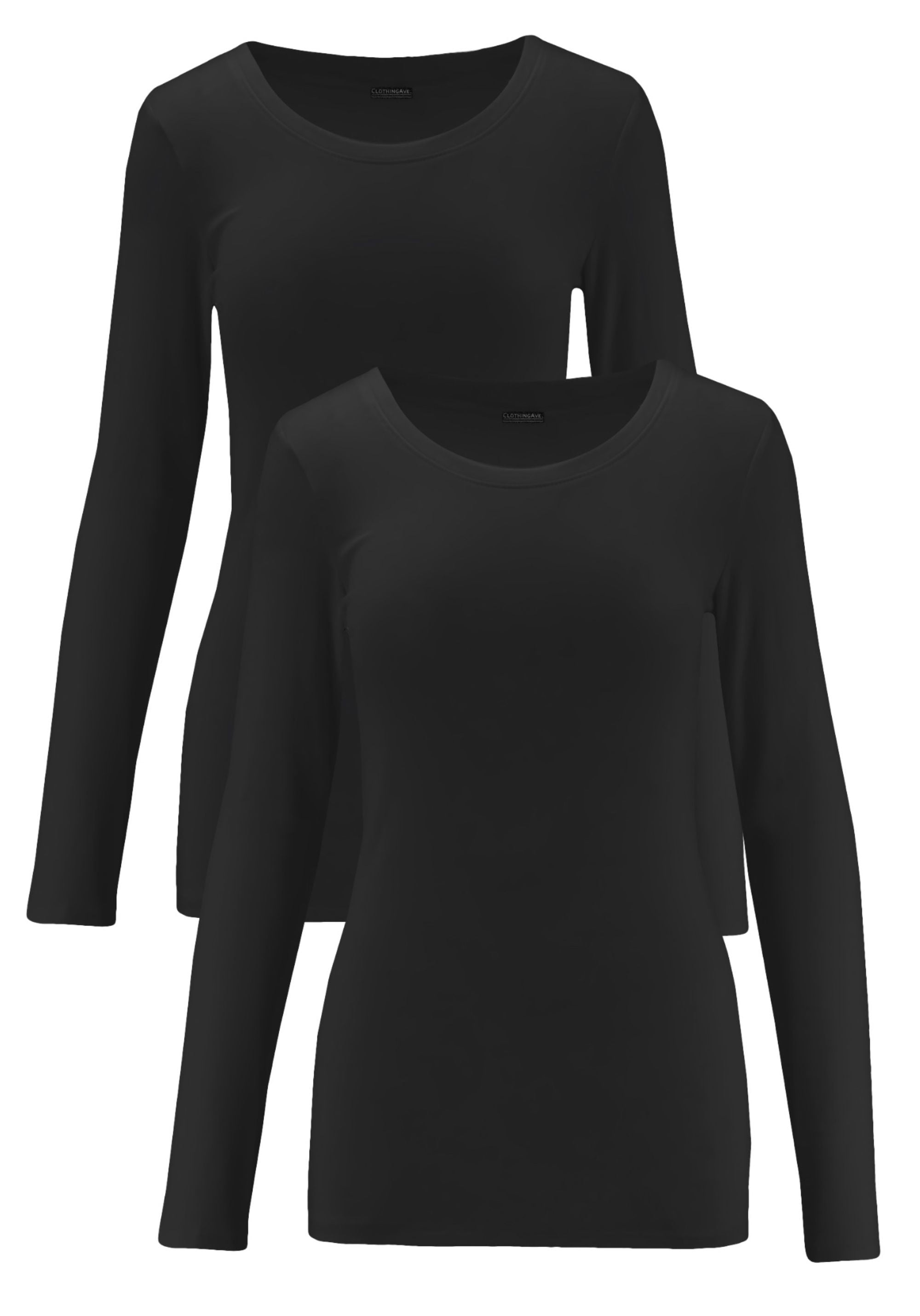 Cotton Long Sleeve Round Neck 