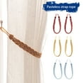 thumbnail image 4 of fastboy 2X Cravate Arrière Rideau Bandage Suspendu Décor Accessoires Ménagers Intéressant Polyvalent Ornement Polyester Exquis Rouge, 4 of 6