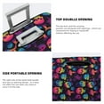 thumbnail image 3 of Kdxio Skull mushroom colorful Pattern Luggage Cover for Travel,Elastic and Durable,Fits 18-32 Inch,Anti-Scratch Suitcase Protector-No luggage included, 3 of 5