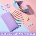 thumbnail image 6 of 3-Piece Cute Backpacks Casual Daypack with Lunch Bag Pencil Pouch Set, Waterproof Lightweight Bookbag, Blue Space, 6 of 6