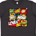 thumbnail image 4 of Inktastic My Nana Loves Me Youth T-Shirt, 4 of 5