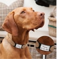 thumbnail image 4 of Beirui Personalized Slide on Dog ID Tags Stainless Steel Custom No Noise Collar Name Tag Engraved S/L, 4 of 4