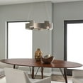 thumbnail image 2 of 42992SNLED Kichler Lighting Moderne - 100W 2 LED Round Pendant - with Contemporary inspirations - 6.75 inches tall by 26.5 inches wide-Satin Nickel, 2 of 6