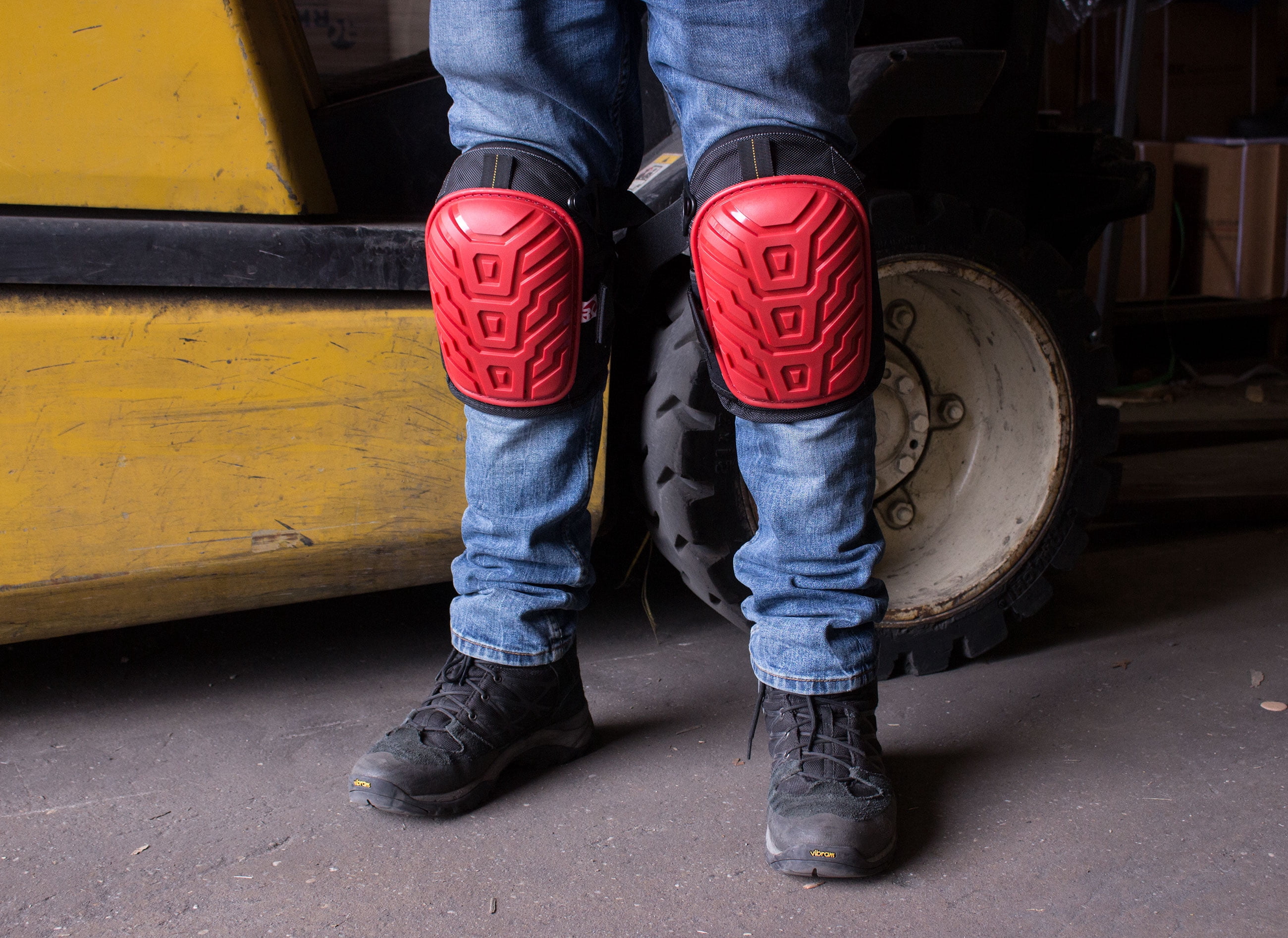 RK Safety RK-KP11 Red Gel Knee Pads