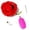 Red 1PCS, variant on Clown Flower Joke Toys Water Spray Games Guaranteed | Realistic Toys For Perfect For Birthday Parties A Humorous To