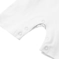 thumbnail image 5 of Mgmyaa Unisex Baby Solid Color Short Sleeve Crew Neck Jumpsuit for Newborns Ages 0-24 Months, 5 of 7