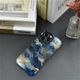 thumbnail image 6 of FKBRCL4U Compatible with iPhone 11 Pro Case, Blue Gold Clouds Mountains Pattern for Girl Full Body Design Soft Silicone Drop Shock Scratch Protection for iPhone 11 Pro, 6 of 7
