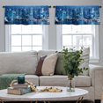 thumbnail image 5 of LALILO Kitchen Curtain Valance Colorful And Bright Trees Rod Pocket Window Curtain 52"x 18" Set of 2, 5 of 7