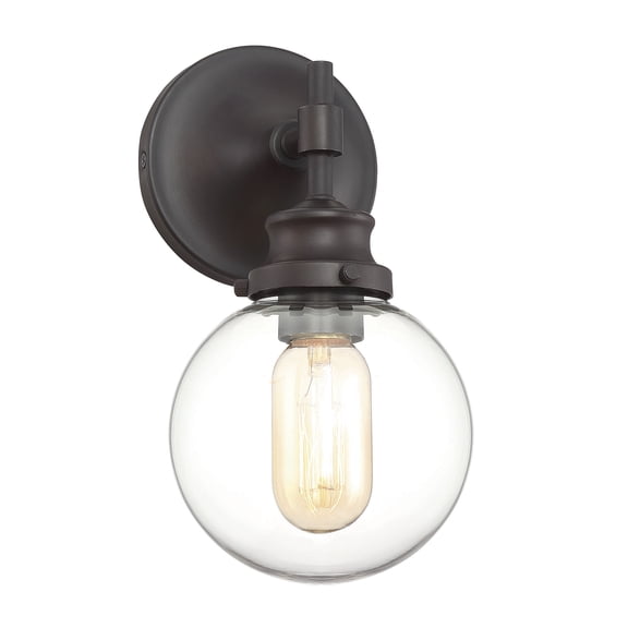 Trade Winds Lighting 1-Light Wall Sconce In Oil Rubbed Bronze