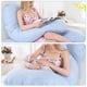 thumbnail image 4 of Cotton Pillowcase for U-Shaped Maternitys Pillow Washable Comfy Pillow Cover for Side Sleeper Pillow, 4 of 5