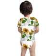 thumbnail image 6 of Rocae Plump Sunflower And Sketch for Baby Climbing Clothes Soft Baby Romper for Active Infants Comfortable and Breathable Crawling Jumpsuit Unisex Baby Outfit 2 Years, 6 of 8