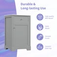 thumbnail image 6 of Bellemave 20" Bathroom Vanity Set with Sink and 2-tier Storage Rack Bathroom Cabinet with Door and Adjustable Shelf Free Standing Single Basin Vanity (20”, 2-tier Storage Rack, Gray), 6 of 11