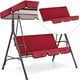 thumbnail image 5 of Cubierta de asiento de columpio de jardín Asiento de protección de bloque rojo Cola Funda de asiento de columpio, 5 of 8