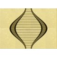thumbnail image 1 of Ahgly Company Machine Washable Indoor Rectangle Transitional Sun Yellow Area Rugs, 5' x 7', 1 of 7