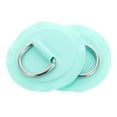 thumbnail image 1 of OULII 2Pack Sky-Blue PVC D-Shaped Kayak Buckles Metal Buckle for Boat, 1 of 7
