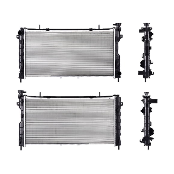Radiador De Agua Voyager 2005 A 2007 Chrysler V6 3.3L Aut Mecánico Polar .