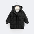 thumbnail image 7 of Hduncf Girls Winter Coats Kids Hooded Puffer Jackets Warm Thickened Medium Length Cotton Down Jacket Outwear Black 7-8 Years, 7 of 7