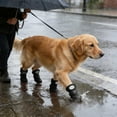 thumbnail image 3 of Breathable Reflective Dog Shoes Boots Protectors With Adjustable Straps For Outdoor Walks On Hot Pavement And Rainy Days 4PCS, 3 of 5