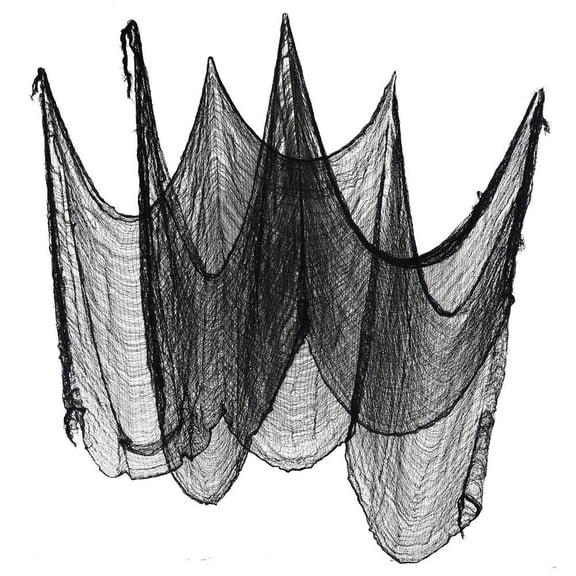 OADUKQ Black Halloween Lace Gauze Decoration