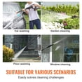 thumbnail image 2 of Cordless Pressure Washer, 580-PSI 1.1 GPM Portable Power Cleaner, Handheld High-Pressure Washer Gun with 6-in-1 Nozzle & Foam Pot, Battery Operated for Car Washing, 2 of 2