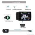 thumbnail image 2 of Ebike Display for KT TF01U 24V 36V 48V Intelligent Colorful LCD Meter Waterproof Joint Electric Bicycle, 2 of 9
