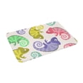 thumbnail image 2 of Haiem Cute Chameleons Front Door Mat Indoor Outdoor Entrance, Waterproof All-Season, All-Weather Doormat, Durable Flannel Fabric, Fade Resistant, Low Profile, 16x24in, 2 of 9